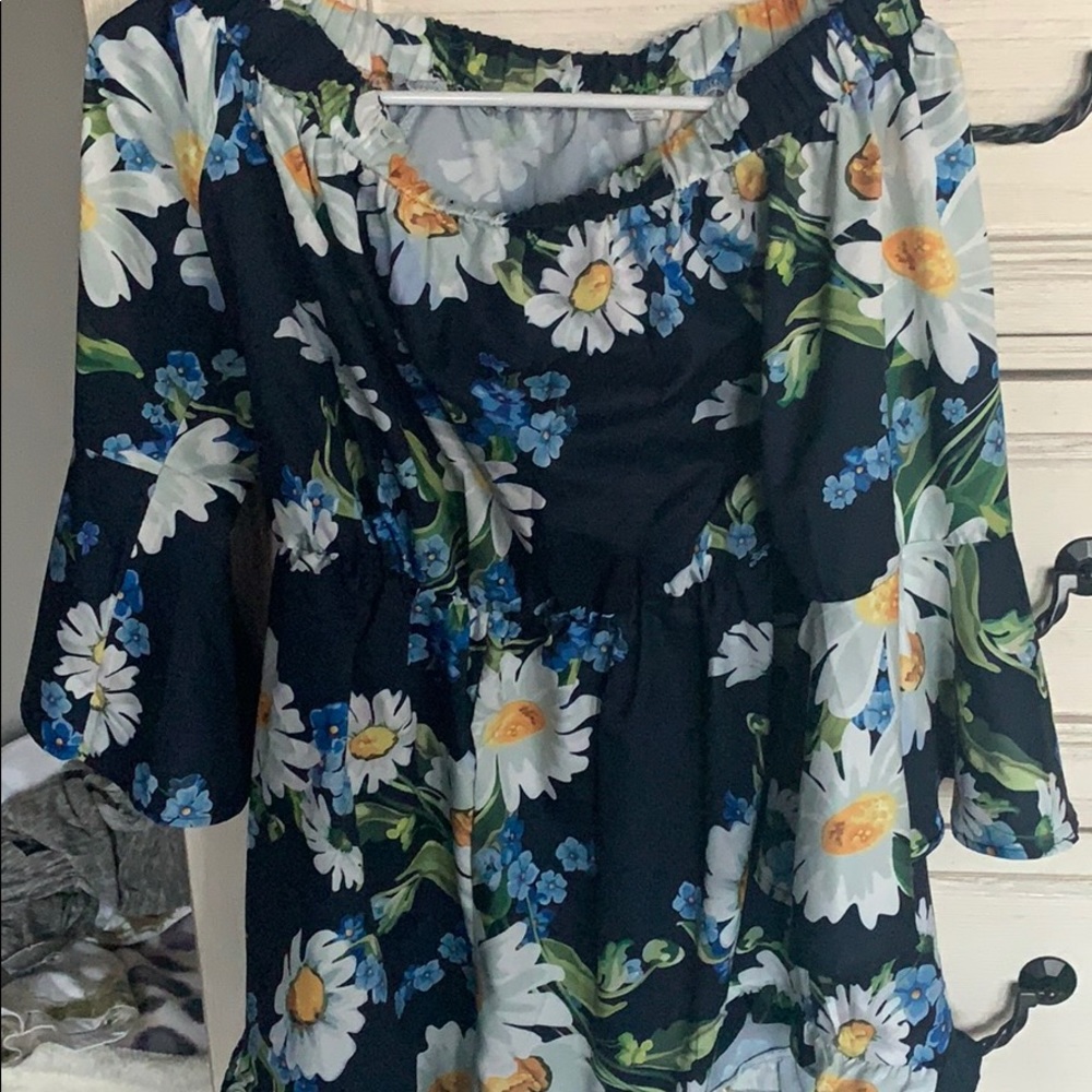 Large SHEIN Sunflower Romper